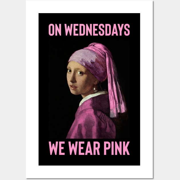 On Wednesdays we wear pink Wall Art by EduardoLimon